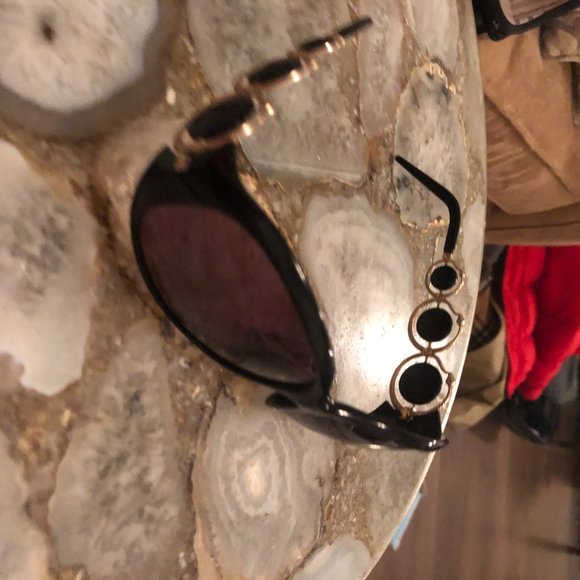 Y2K Roberto Cavalli Black and Gold Sunglasses - Picture 4 of 4